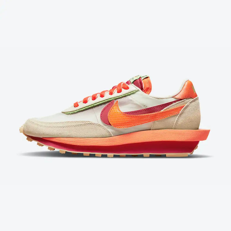 CLOT x sacai x Nike LDV Waffle Orange Blaze