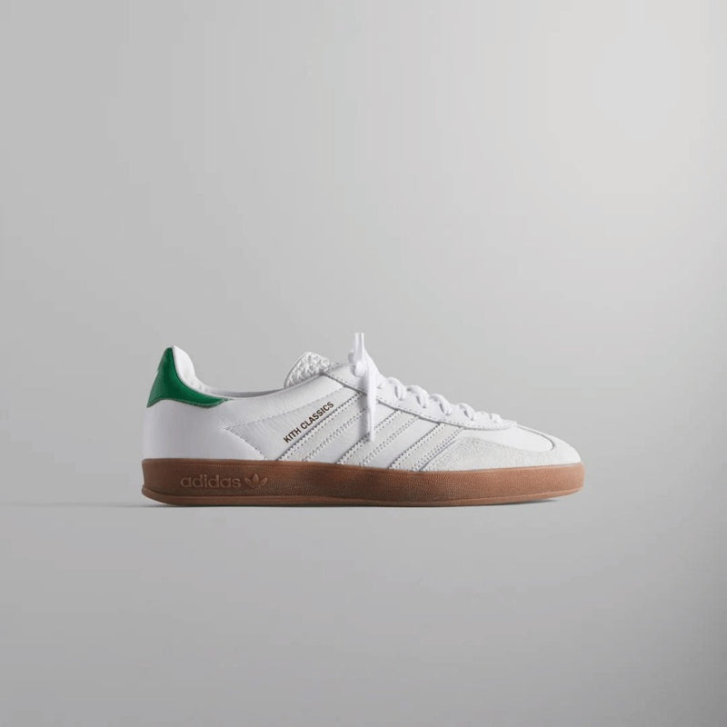 Kith x Adidas Gazelle Indoor White Green