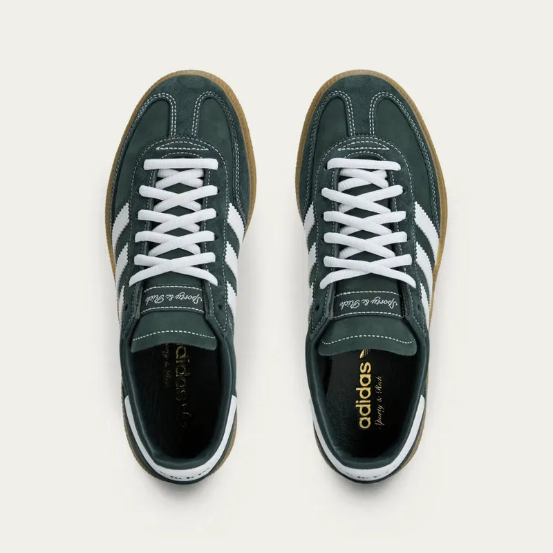 Sporty & Rich x Adidas Handball Spezial Dark Green Cloud White Gum