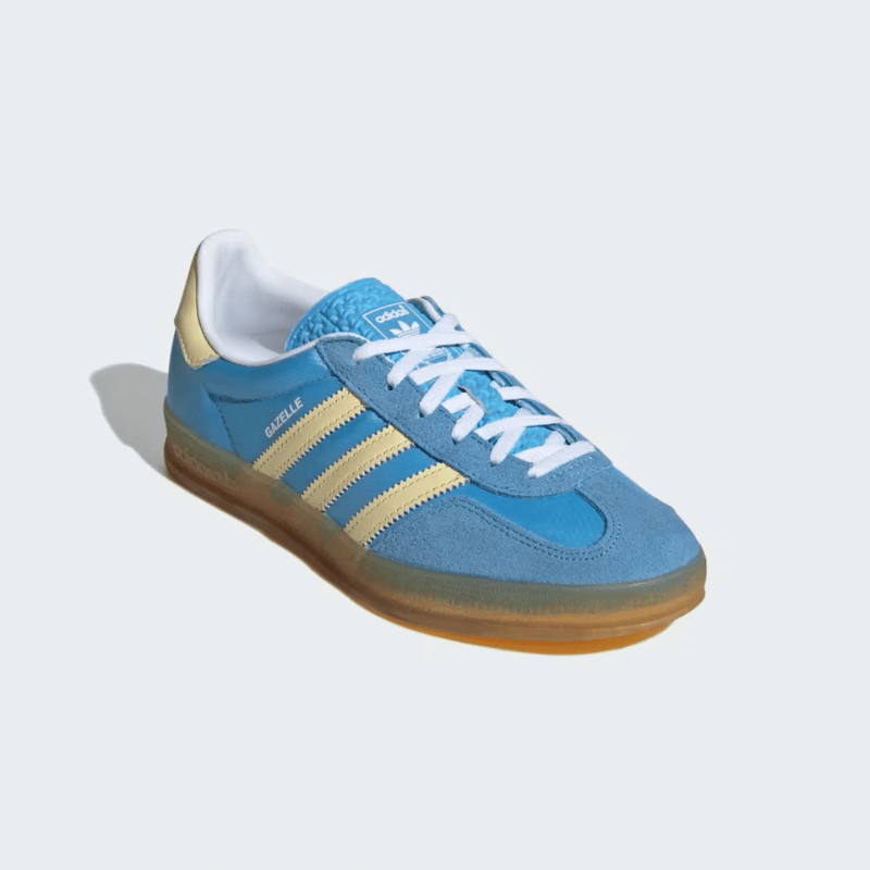 Adidas Gazelle Indoor Semi Blue Burst Almost Yellow