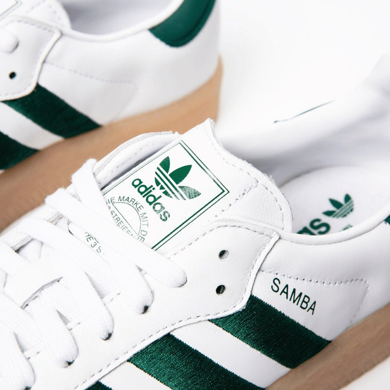Adidas Sambae Cloud White Collegiate Green
